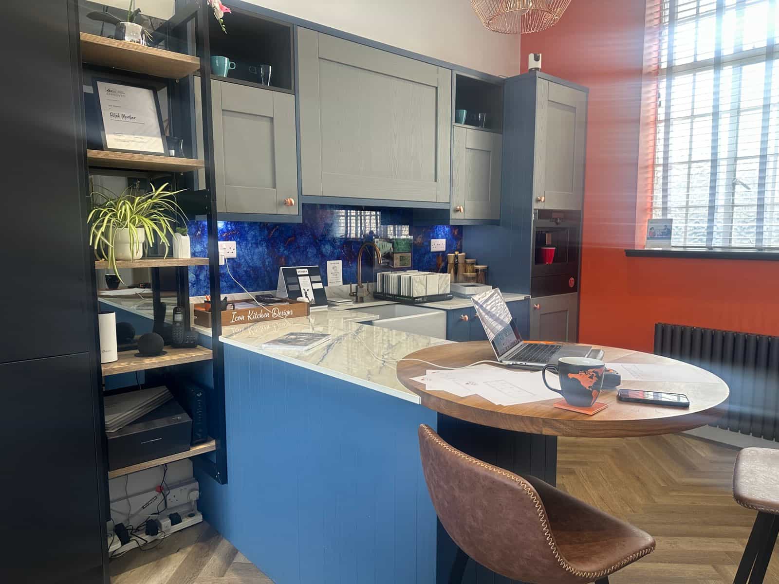 Blossom Avenue Blue/Grey Shaker Kitchen
