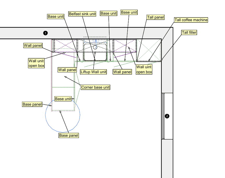 Blossom Avenue Blue/Grey Shaker Kitchen thumbnail 14