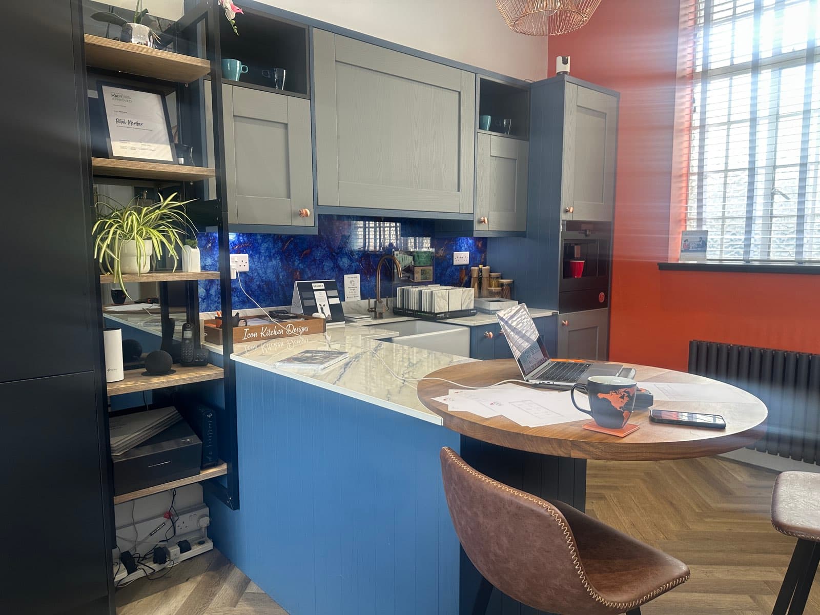 Blossom Avenue Blue/Grey Shaker Kitchen image 1